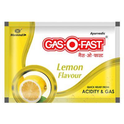 Gas-O-Fast Lemon Flavour Sachet, 5gm