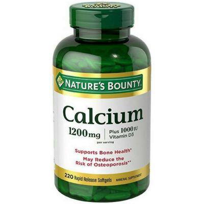 Nature's Bounty Calcium 1200mg + Vitamin D3, 120caps