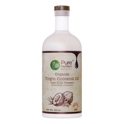 Pure Nutrition Organic Raw Virgin Coconut Oil, 500ml