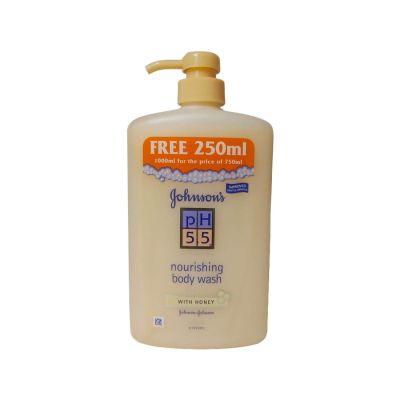 Johnson's Honey Ph5 Body Wash, 1000ml