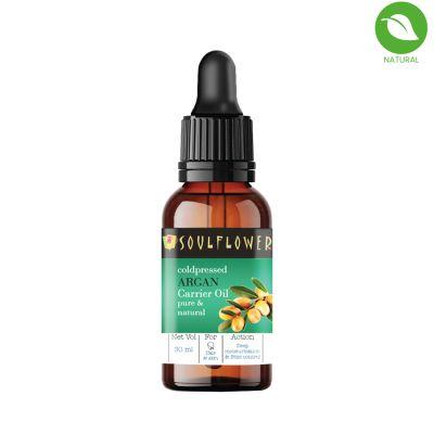 Soulflower Argan Coldpressed Carrier Oil, 30ml