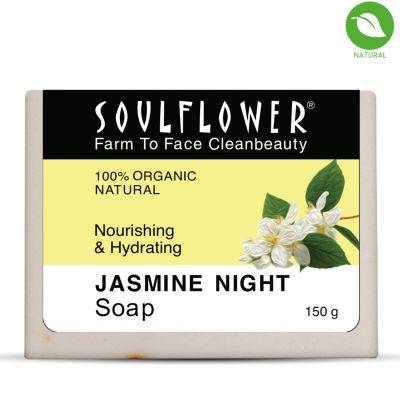 Soulflower Jasmine Night Soap, 150gm