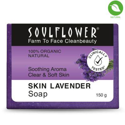 Soulflower Skin Lavender Soap, 150gm