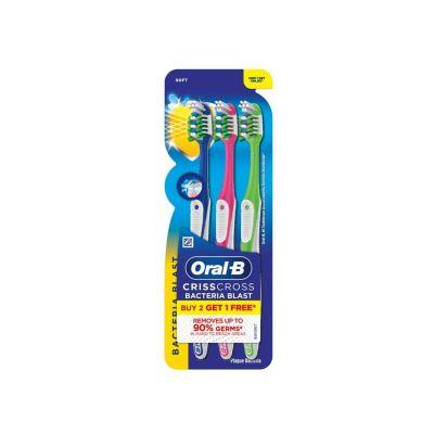 Oral-B Pro Health Anti-Bacterial Toothbrush, 3pcs