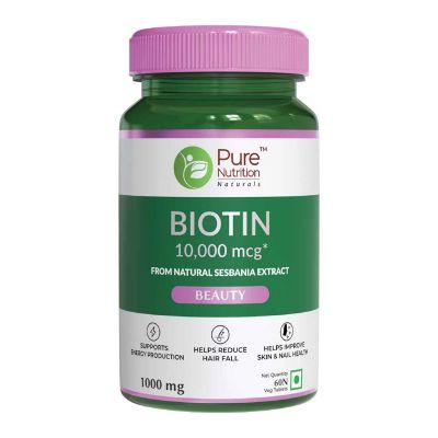 Pure Nutrition Biotin Plus 10000 mcg, 60tabs