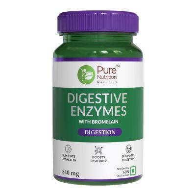 Pure Nutrition Digestive Enzymes capsule, 60caps