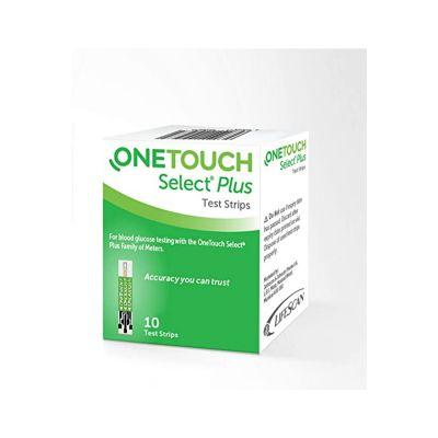 One Touch Select Plus Test Strip, 10strips