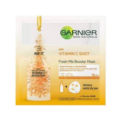 Garnier Skin Naturals Fresh Mix Vitamin C Shot Booster Mask, 33gm