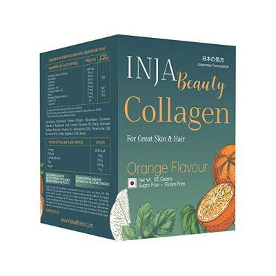 Inja Beauty Collagen Orange Flavour, 125gm