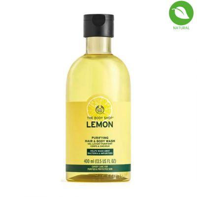 The Body Shop Lemon Purifying Hair & Body Wash, 400ml 