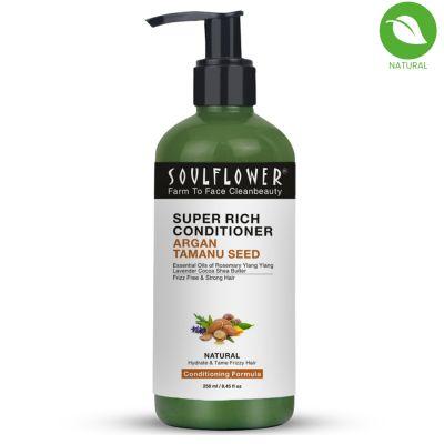 Soulflower Herbal Super Rich Conditioner With Argan & Tamanu, 250ml	