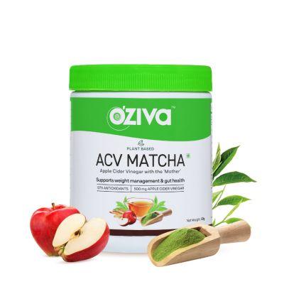 Oziva Plant Based Acv Matcha, 50gm