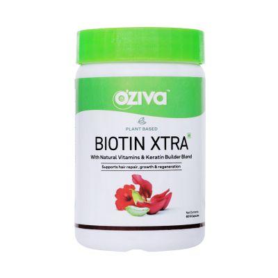 Oziva Plant Based Biotin Xtra, 60caps