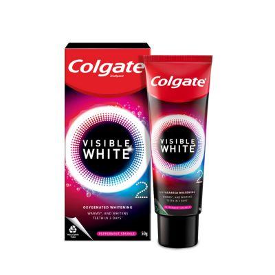 Colgate Visible White O2, Teeth Whitening Toothpaste, 50gm