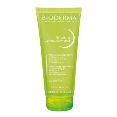 Bioderma Sebium Gel Moussant Actif Intense Purifying Cleansing Foaming Gel, 200ml