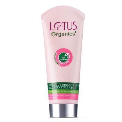 Lotus Organics Precious Brightening Face Exfoliator, 100gm