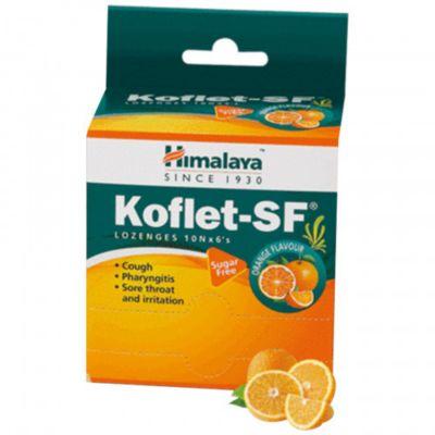 Himalaya Koflet Sf Lozenges Orange Flavour, 6tabs