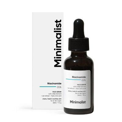 Minimalist 5% Niacinamide Face Serum with 1% Hyaluronic acid, 30ml