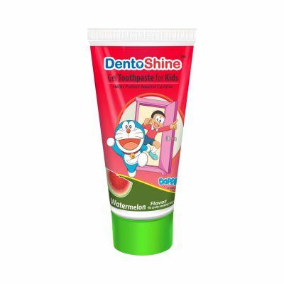 DentoShine Gel Toothpaste For Kids Watermelon Flavor (Doraemon), 80gm