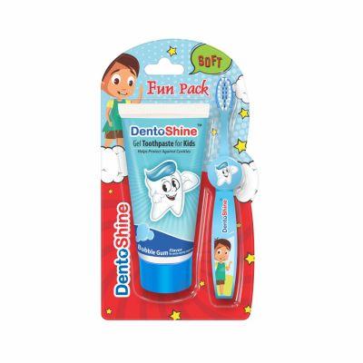 DentoShine Kids Fun Pack (Bubble Gum), 80gm
