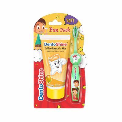 DentoShine Kids Fun Pack (Mango), 80gm