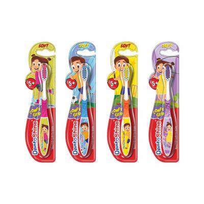 DentoShine COMFY Grip Toothbrush for Kids Ages 5+, 1pc