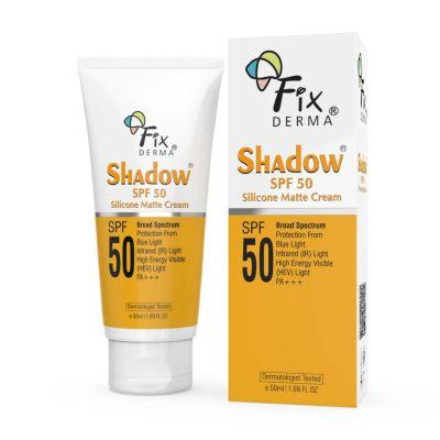 Fixderma Shadow SPF 50 Sunscreen Silicone Matte Cream, 50ml