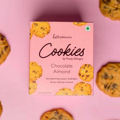 Le 15 Patisserie Chocolate Almond Cookies, 150gm