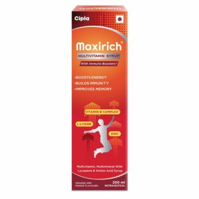 Cipla Maxirich Multivitamin Syrup, 200ml