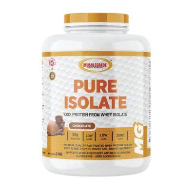 MuscleGrade Pure Isolate Chocolate Powder, 2kg