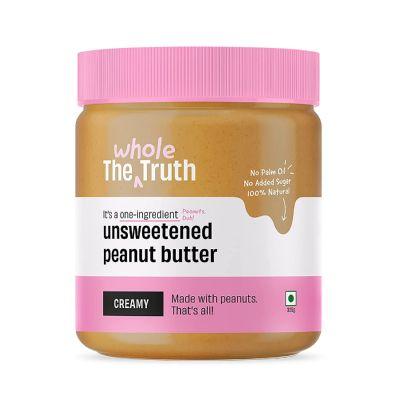 The Whole Truth Unsweetened Creamy Peanut Butter, 325gm