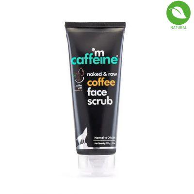 mCaffeine Naked & Raw Coffee Face Scrub,  100gm