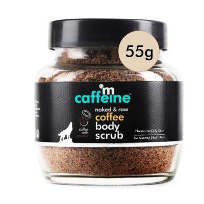 mCaffeine Naked & Raw Coffee Body Scrub, 55gm
