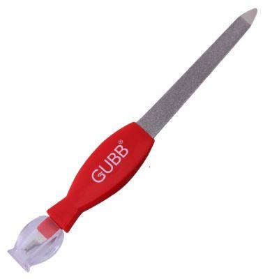 Gubb 2 in 1 Nail File & Cuticle Trimmer, 1pc