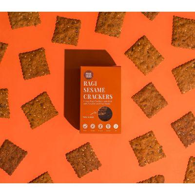 Ragi Sesame Flaxers Crackers, 80gm
