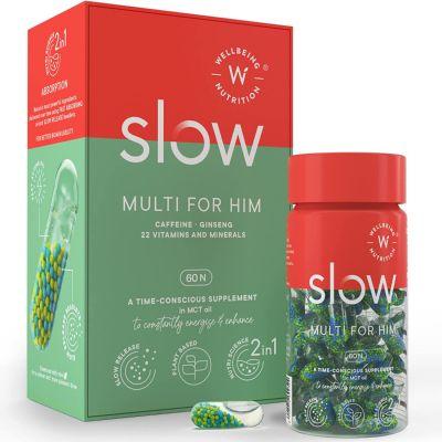 Wellbeing Nutrition Slow Multivitamin for Him, 60caps