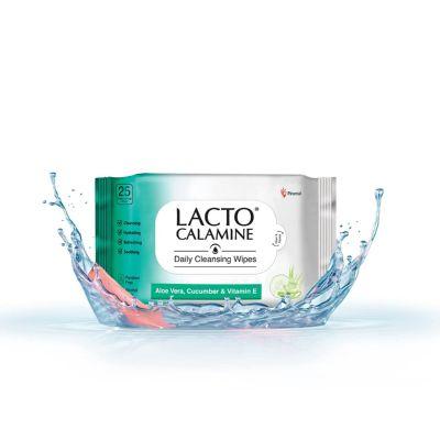 Lacto Calamine Daily Cleansing Wipes, 25pcs