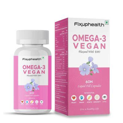 Fixuphealth Omega 3 Vegan Capsules, 60caps