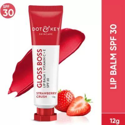 Dot & Key Gloss Boss Tinted Strawberry Crush Lip Balm, 12gm