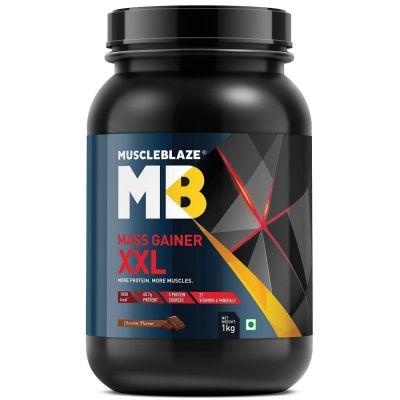 MuscleBlaze Chocolate Muscle Gainer XXL, 1kg