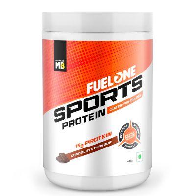 MuscleBlaze Fuel One Sports Chocolate Protein, 400gm