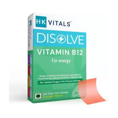 HK Vitals Disolve Vitamin B12 Orange, 30strips