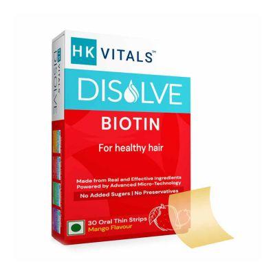 HK Vitals Disolve Biotin Mango, 30strips