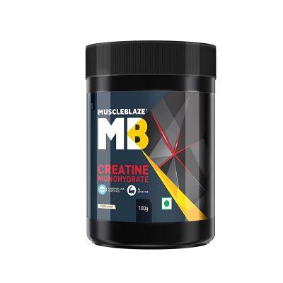 MuscleBlaze Creatine Monohydrate Unflavoured, 100gm