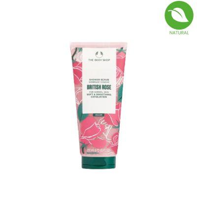 The Body Shop British Rose Shower Scrub, 200ml