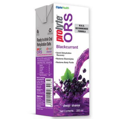 Cipla Prolyte Black Currant ORS, 200ml