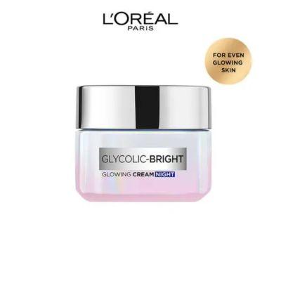 L’Oreal Paris Glycolic Bright Glowing Night Cream, 15ml