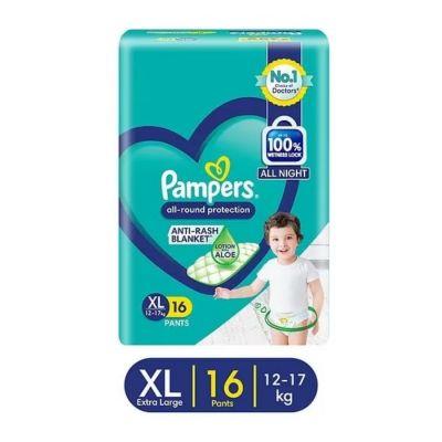 Pampers All Round Protection Diaper Pants XL 12-17kg, 16pcs