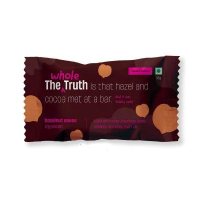 The Whole Truth Hazelnut Cocoa Protein Bar with 12g Protein, 52gm