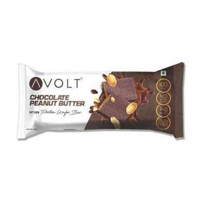 Avolt Chocolate Peanut Butter Protein Wafer Bar, 1pc